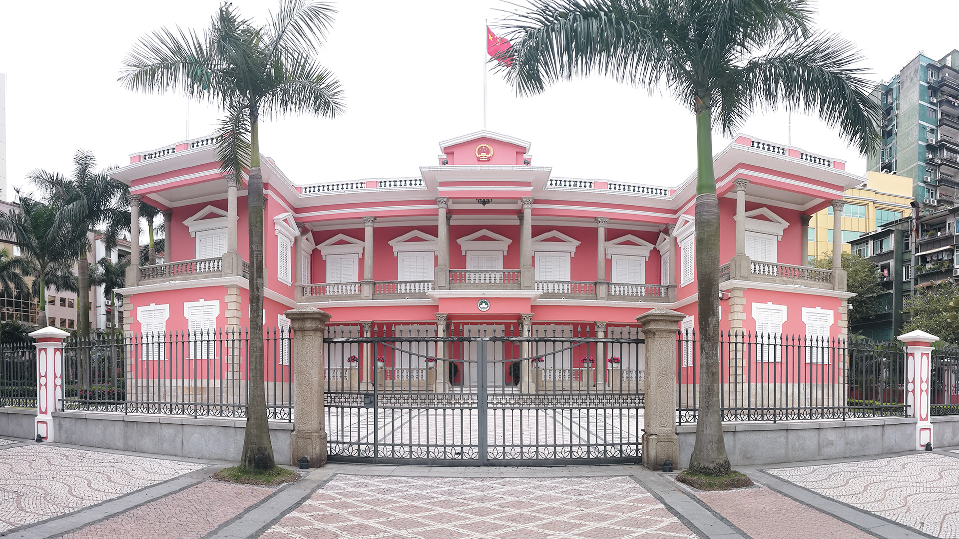 那座粉紅色的大樓——澳門政府總部開放日
