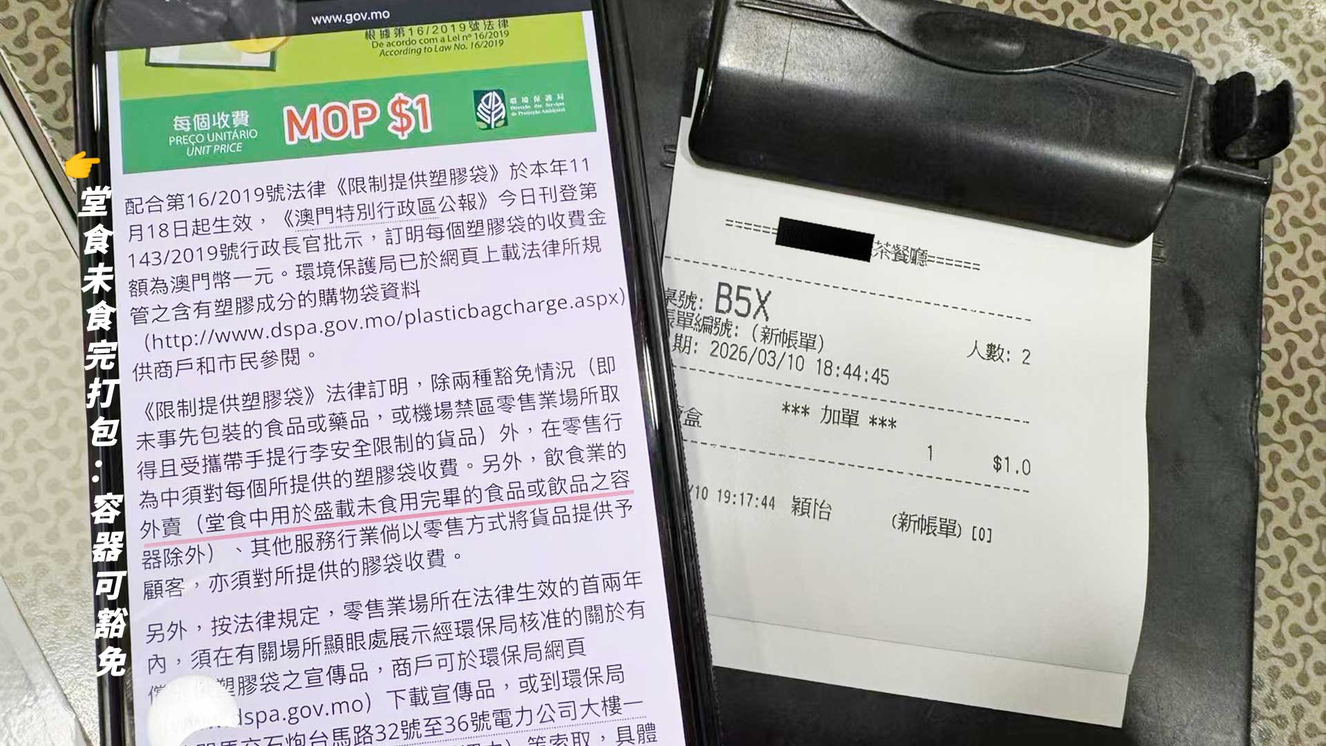 膠袋收費六年：一個很多澳門人仍未知道的豁免